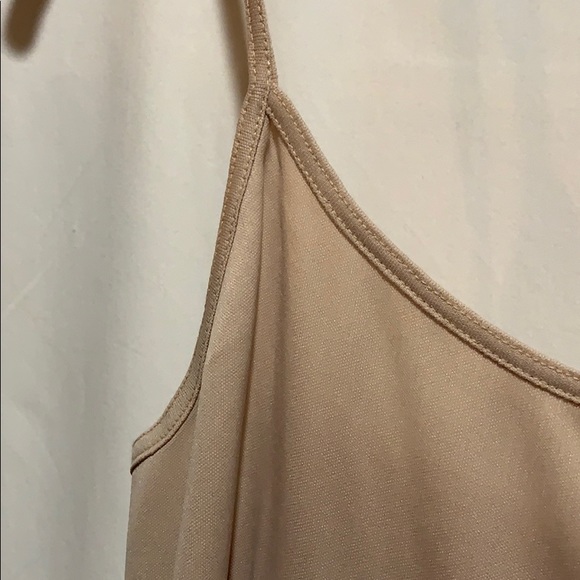 AQUA BLUES SLIP SZ M LITE TAN 100% POLY DRESS/SLIP - Picture 3 of 5